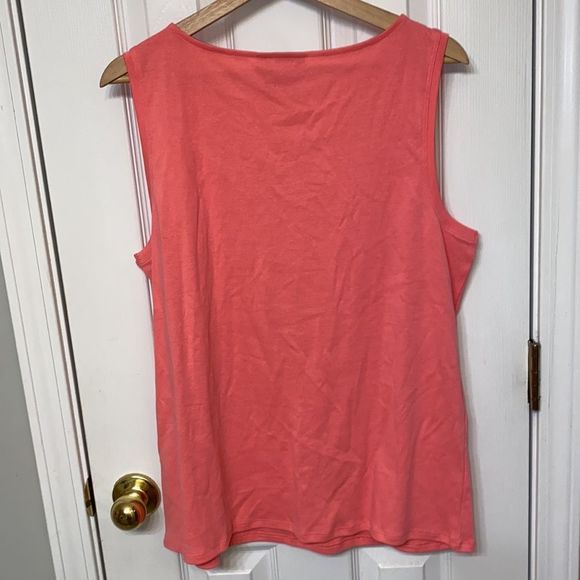 Chico's Women's Dropped Armhole Pink Tank Top Size XL. I did remove tag. - Picture 4 of 7